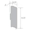 Access Lighting BiPunch, BiDirectional LED Wall Sconce, White Finish 62238LEDD-WH - alternate 3